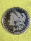 1881-S Morgan Silver Dollar Coin, Circulated, Well Worn