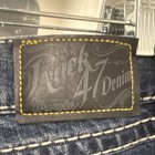 Wrangler Rock 47 Men’s Blue Dark Wash Bootcut Jeans Mid Rise 5-Pocket Denim — photo 8