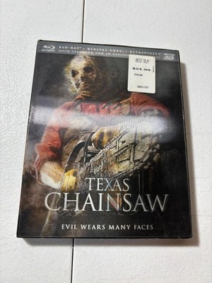 Texas Chainsaw Blu-ray 3D w/ Lenticular Slipcover horror movie leatherface
