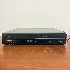 Panasonic DMR-EZ49V VHS DVD Recorder Combo HDMI Freeview USB Tested Working