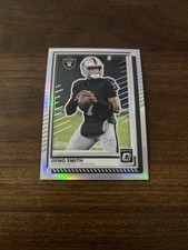 2025 Panini Donruss Optic Geno Smith Silver Holo Prizm Parallel SP LV Raiders