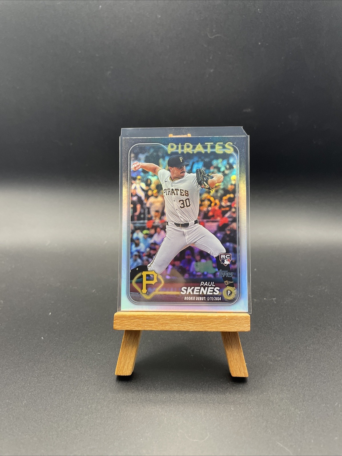 2024 Topps Update Series - Rookie Debut Paul Skenes #US288 Rainbow Foil (RC)