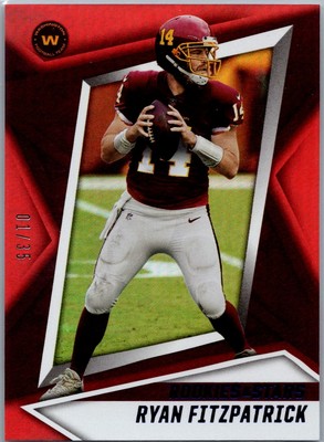 2021 Panini Rookies & Stars - Ryan Fitzpatrick #87 Red And Blue 1/35