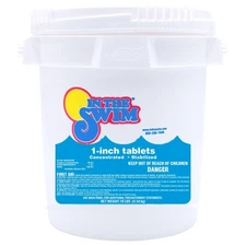 In The Swim 1 Inch Stabilized Chlorine Tablets for Pools (10, 25, 50 lbs)