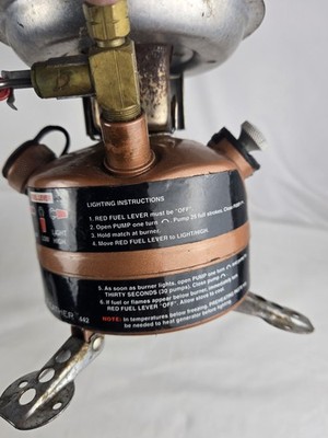 Vintage Coleman Exponent Feather 442 Dual Fuel Hiking Camping