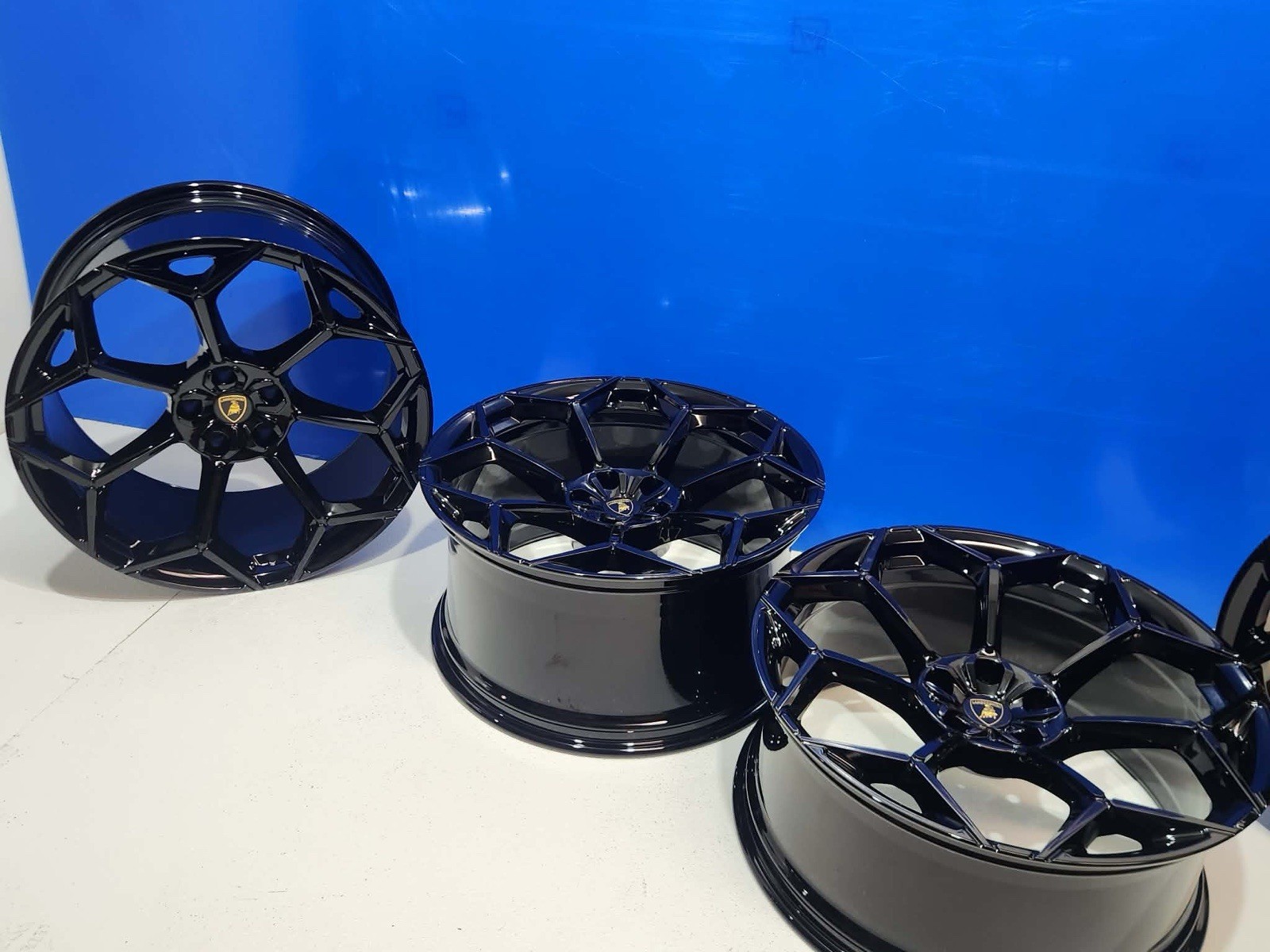 23" Lamborghini URUS BLACK FACTORY  OEM GENUINE PERFORMANTE RIMS WHEELS  PELOPE