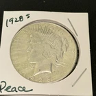 1928 S Peace Dollar Silver Coin Circulated San Francisco
