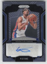 2024-25 Panini Prizm #PNM-TSN Tosan Evbuomwan Penmanship