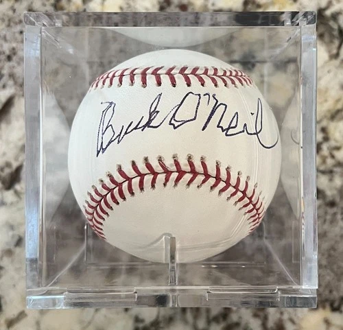 Buck O'Neil Autographed Rawlings Baseball Kansas City Monarchs Guaranteed #353