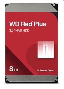 WD - Red Plus 8TB NAS Internal Hard Drive HDD- 5640 RPM- WD80EFPX