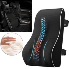 Orthopedic Memory Foam Seat Cushion Lumbar Back Support Pillow Pain Car Office