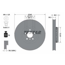 Bremsscheibe vorne links für BMW Z4 G29 | 26233892