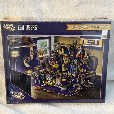 LSU TIGERS ''A Real Nailbiter  500-Piece Puzzle Geaux Tigers NEW Sealed