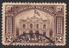 1897 Peru SC# 155 - Post and Telegraph Building, Lima - Used
