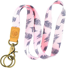 Lanyard for Keys, Cool Neck Strap Key Chain Holder, Long Lanyard for ID Badges W