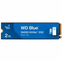 Western Digital WDS200T3B0E WD Blue SN580 2TB NVMe M.2 PCIe Gen4 x4 SSD 4150MB/s