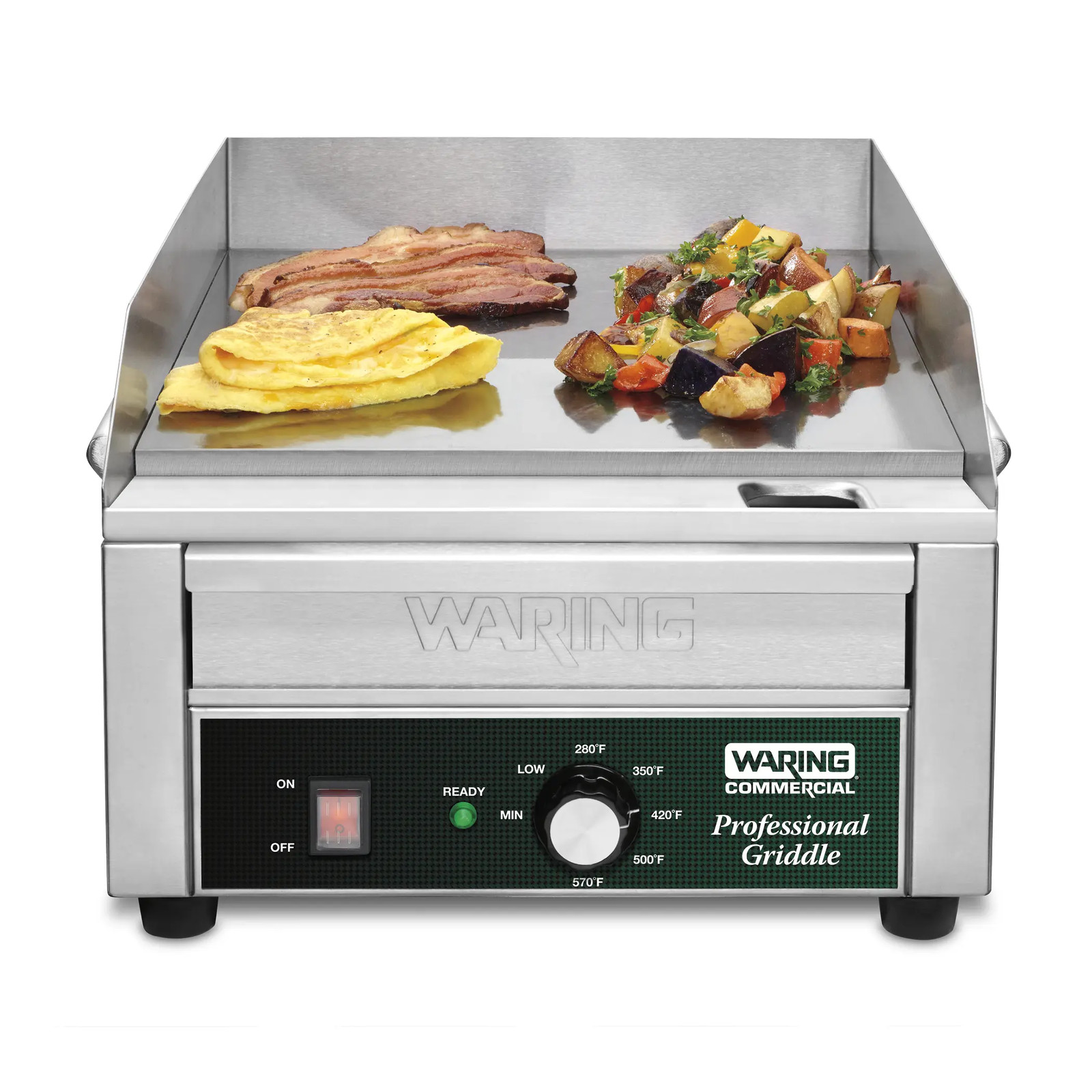 Waring WGR140X 14in Countertop Griddle Stainless Electric 1800W