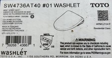 Toto SW4736AT40 WASHLET S7A Elongated Auto Open/Close Seat, Cotton White NIB