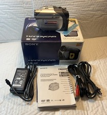 Sony Handycam DCR-DVD105 Carl Zeiss Nightshot Digital Camcorder Bundle w/extras