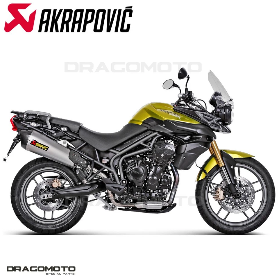 Exhaust TRIUMPH TIGER 800 XC ABS 2011-2016 AKRAPOVIC Titanium S-T800SO1-HZAAT - Image 2 of 4