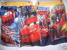 Disney Cars Yellow Red Swim Suit Trunk Shorts Boys Size 8 NWT