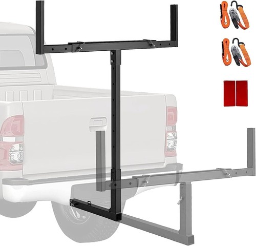 Pick Up Truck Bed Hitch Extender Extension Rack Boat Kayak Lumber Long Loads - Foto 5 di 8