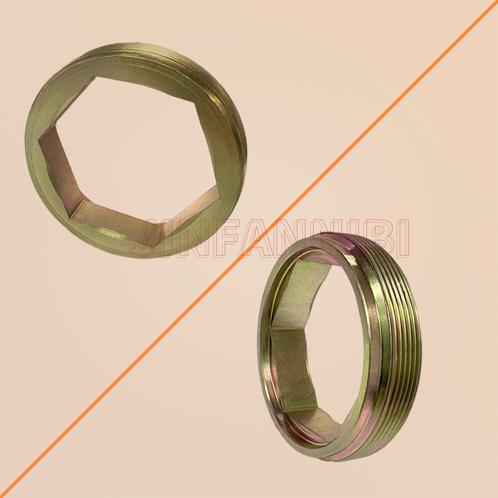 Steering Stem Bearing Holder Nut for Yamaha Wolverine 350 450 Big Bear 350 450