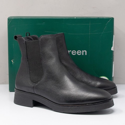 Paul Green Sunny BT Black Leather Chelsea Boots Size 7 UK (9.5 US)