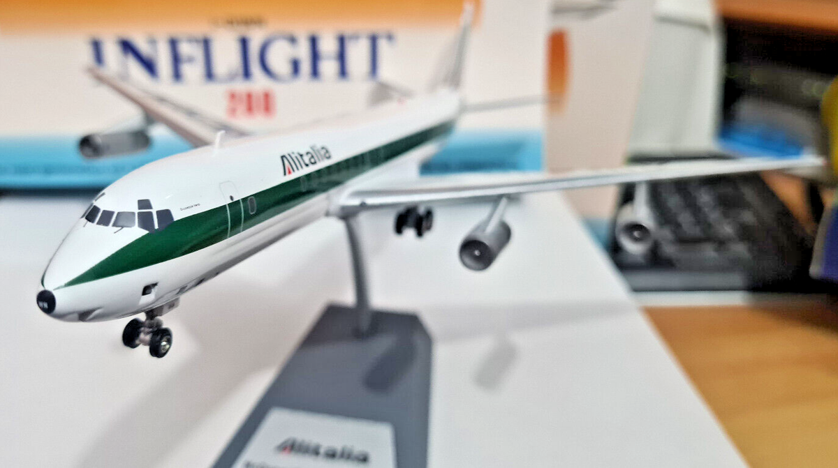 Alitalia McDonnell Douglas DC-8-62 I-DIWN Scala 1:200 Alitalia McDonnell Douglas DC-8-62 I-DIWN Scala 1:200