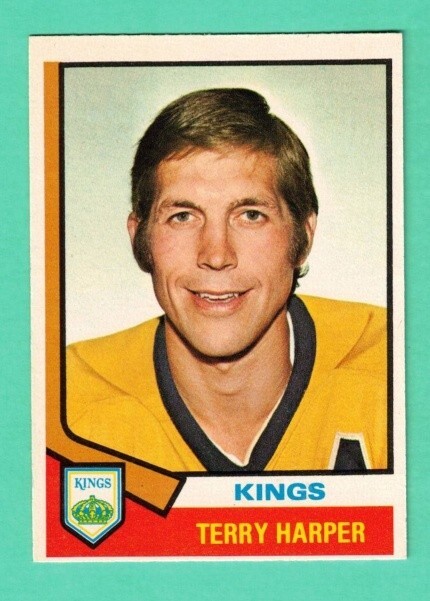 (1) TERRY HARPER 1974-75 O-PEE-CHEE # 55 KINGS  NM   CARD (H6385)