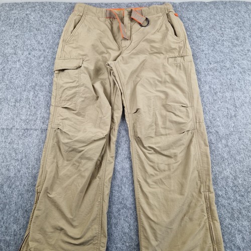Gap Trousers Mens W36 L30 Brown Cargo Combat Pants Utility Casual Zip Fly