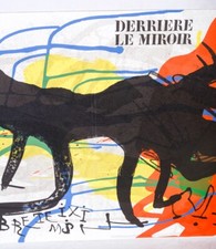 Joan Miró: Farblithographie Umschlag von Derriere Le Miroir No. 203, 1973