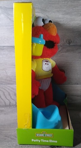 Sesame Street Potty Time Elmo Nuevo Caja de Luz Daños Probado Funcionando - Imagen 9 de 10