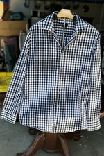 Bar lll Shirt Men's 16-16 1/2 Size L Blue Button Up Slim Fit Stretch