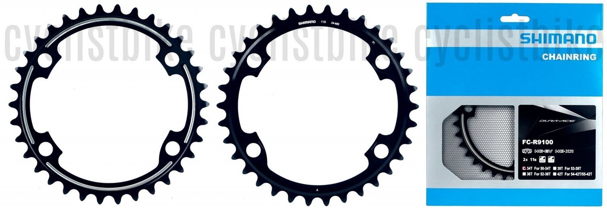 Shimano DURA ACE FC-R9100 Inner Chainring 34T-MS for 50-34T Road