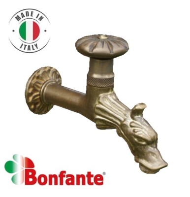 Rubinetto Da Giardino In Ottone Con Leva 1/2” E Adattatore – Stile Artistico - Foto 2