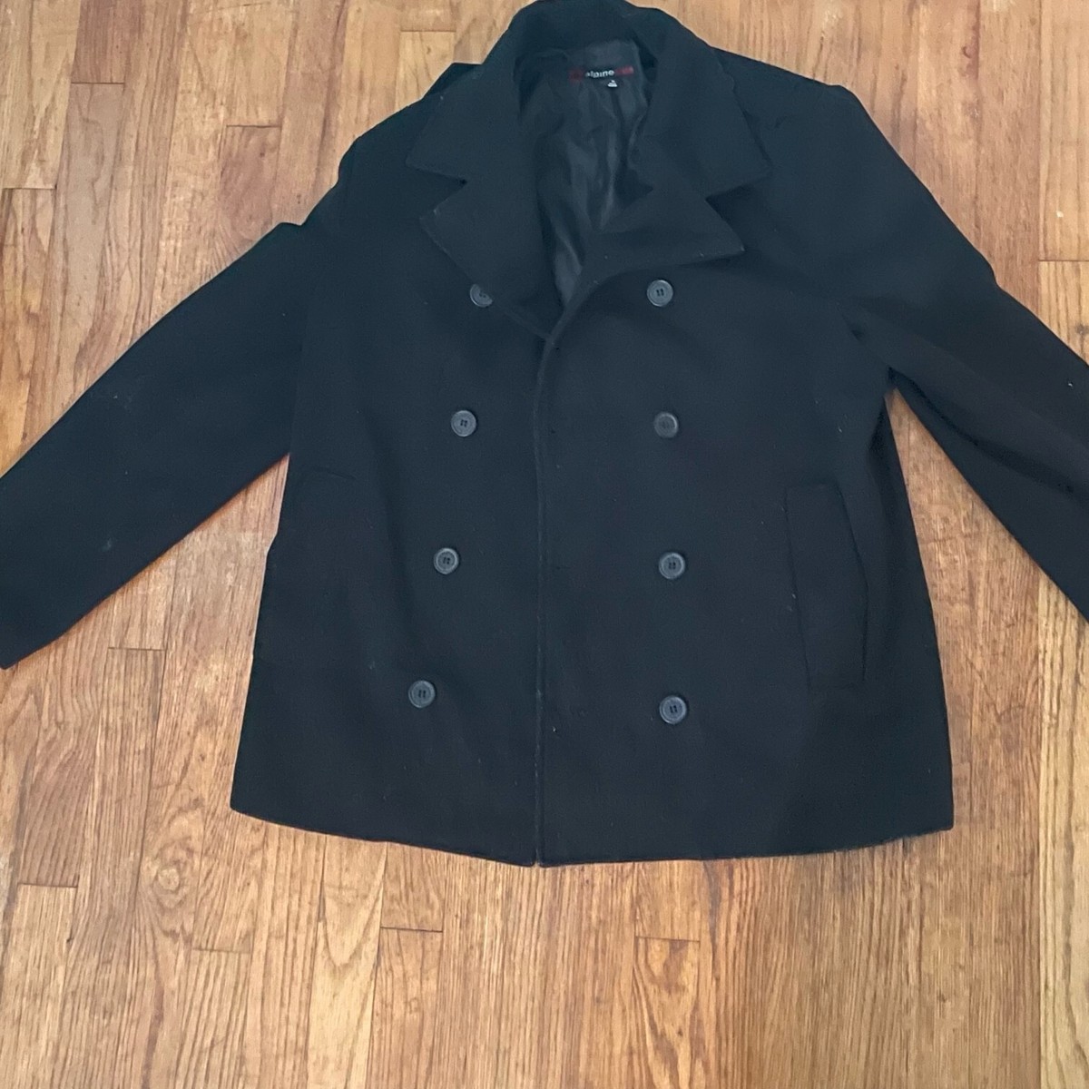 Alpine Swiss Jake Mens Pea Coat Wool Double Breasted Dress Jacket