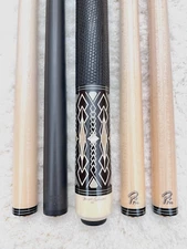 IN STOCK, 1 Of 1 Pechauer LTD Ebony Pool Cue w/ 4 Shafts, FREE 2x4 HARD CASE