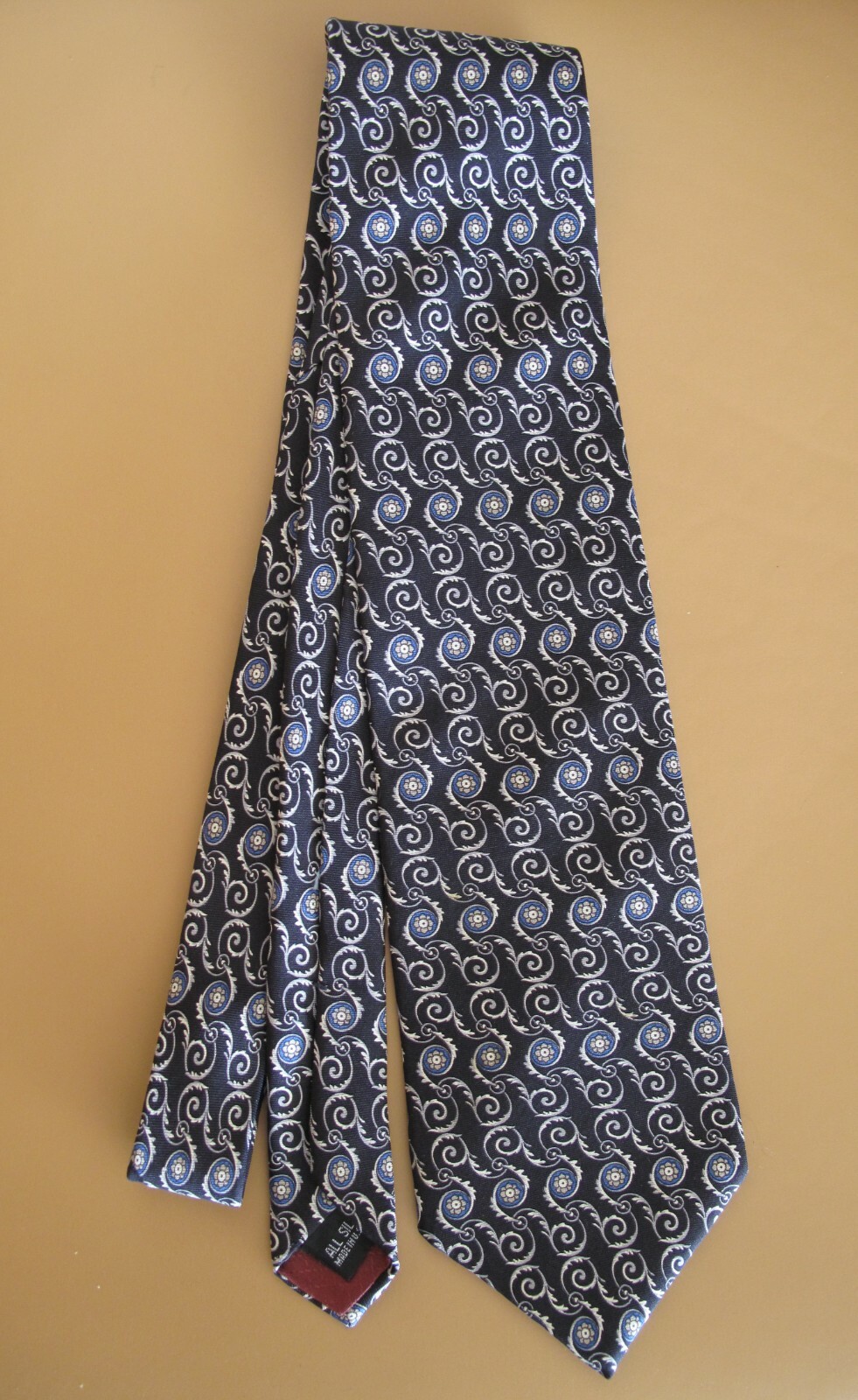 Men's Tie Christian DIOR Vintage all silk Floral made… Gem