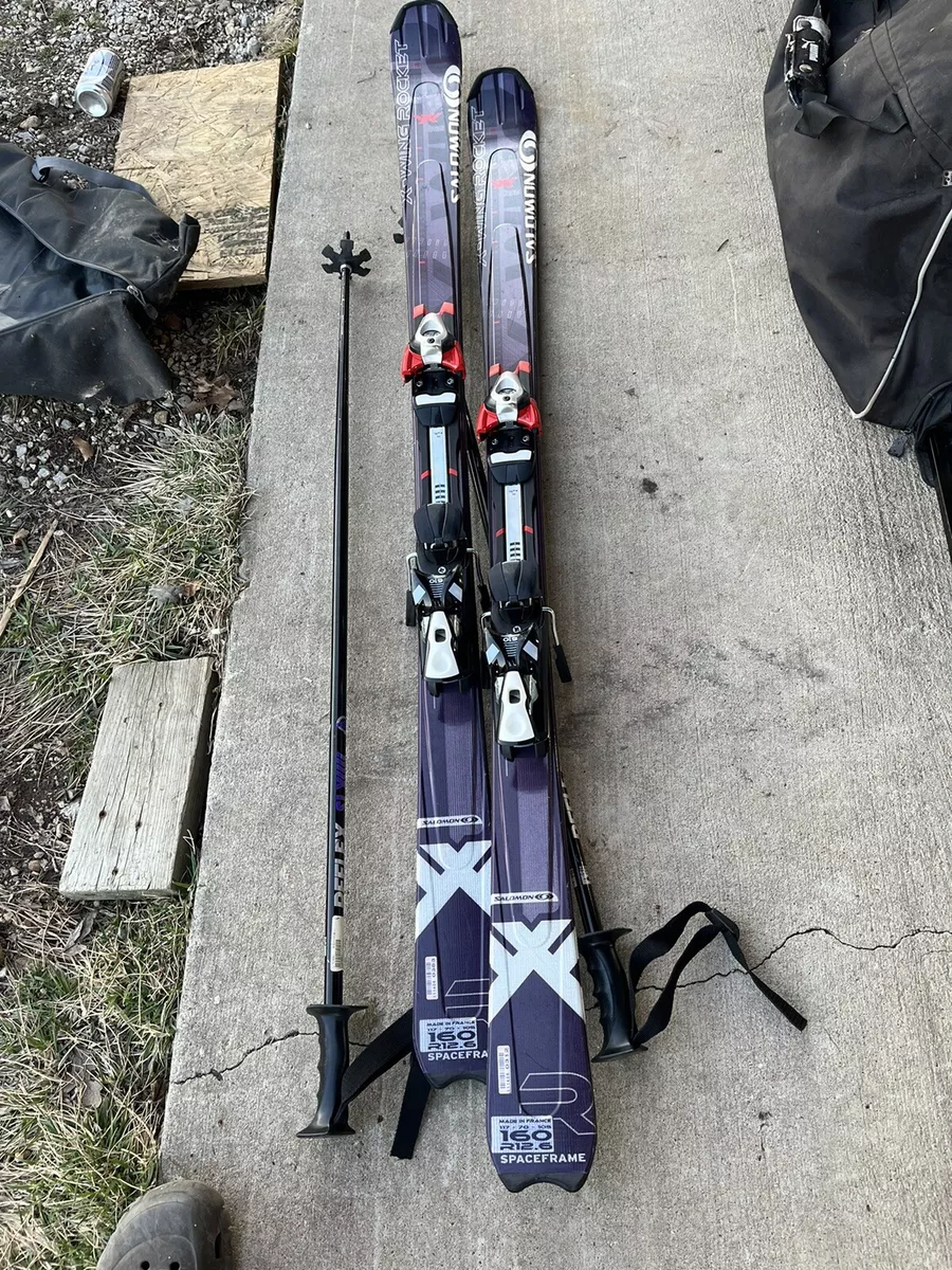 160 cm skis with bindings mens eBay