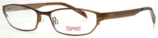 ESPRIT ET9287 535 Brown Womens Rectangle Full Rim Eyeglasses 52-17-135 B:27