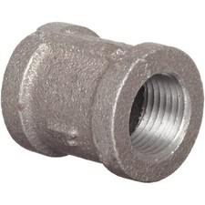 Anvil 8700133302, Malleable Iron Pipe Fitting, Coupling, 1-1/2" NPT Female,