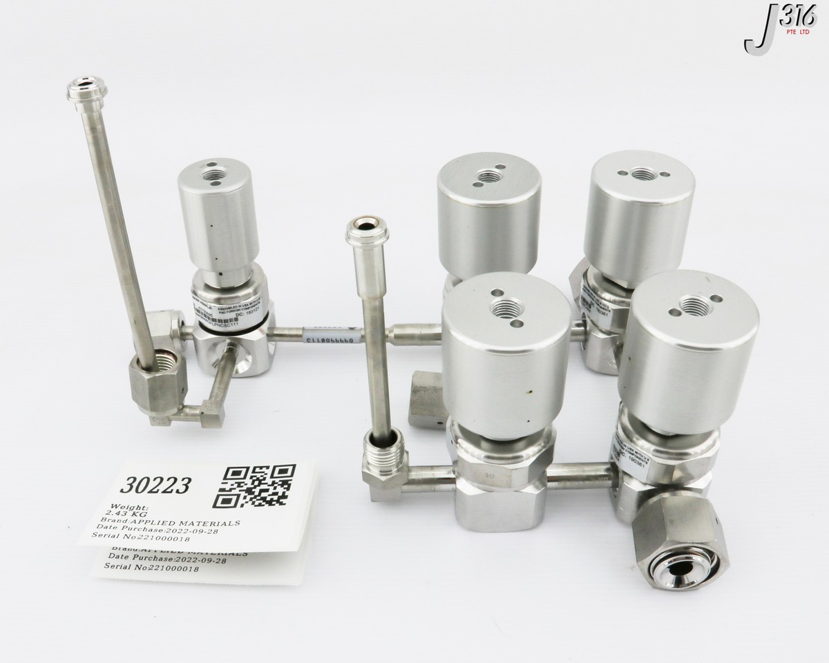 その他 m 30223 APPLIED MATERIALS 6-WAY MANIFLOD ASSY W/ 5 VALVE 0050-34817