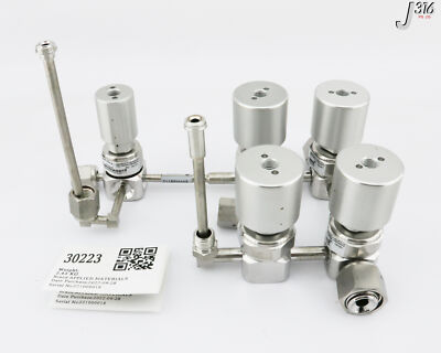 30223 APPLIED MATERIALS 6-WAY MANIFLOD ASSY W/ 5 VALVE 0050-34817