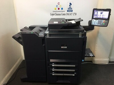 Kyocera TASKalfa 7550ci Copier Printer Scanner Fax Finisher low meter 388k 75PPM