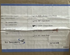 Lenel/S2 Security Relay Output Blade S2-OUTP NEW