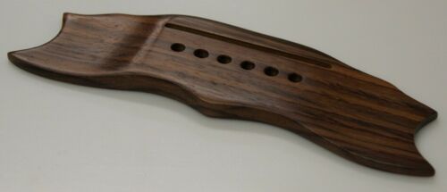 Nuevo puente de guitarra de repuesto personalizado Gibson paloma pulido palo de rosa madera preciosa - Imagen 3 de 4