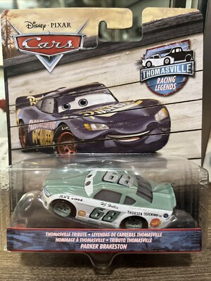 DISNEY PIXAR MOVIE CARS '' PARKER BRAKESTON '' THOMASVILLE RACING LEGENDS SERIES