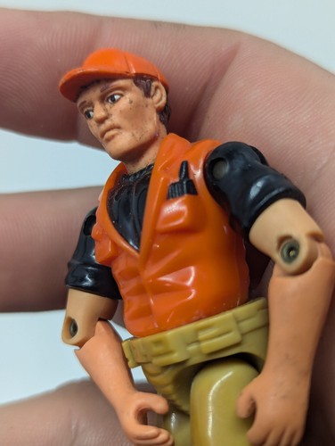 Lanard Home Depot Action Figure Employee Worker 3.75" Vintage 1999 Orange Vest - Picture 8 of 8
