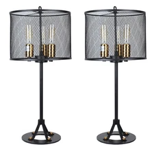 VINTAGE Set of 2 Pullman Table Lamps, by Urbanest $100.00
